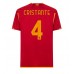 Günstige AS Roma Bryan Cristante #4 Heim Fussballtrikot 2023-24 Kurzarm